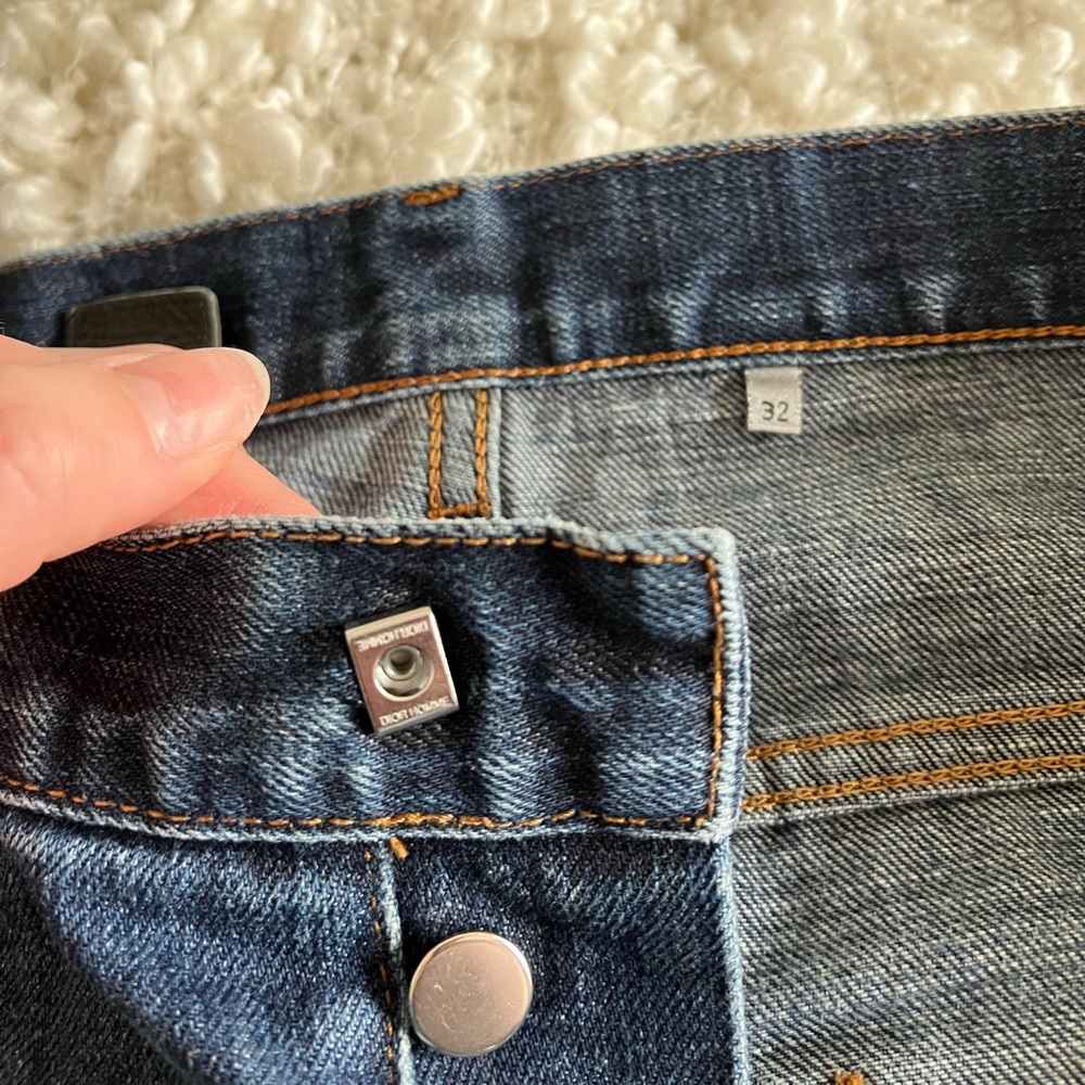 DIOR Homme. Medium Wash Straight Leg Slim Fit Denim Jeans. Size US 32. - Picture 5 of 16